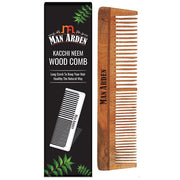 Man Arden Kacchi Neem Wood Hair Comb