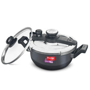 Prestige Clip_On Svachh Pressure Cooker Hard Anodised Kadai - 3.5 Litre - Daily Needs Products