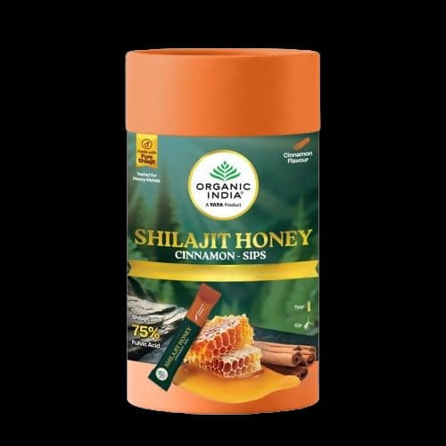 Organic India Sj Honey Sips - Cinnamon