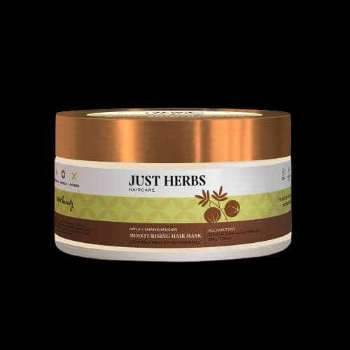 Just Herbs Moisturising Hair Mask with Amla and Shankhpushpi