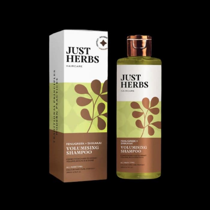 Just Herbs Volumising Shampoo With Fenugreek and shikakai