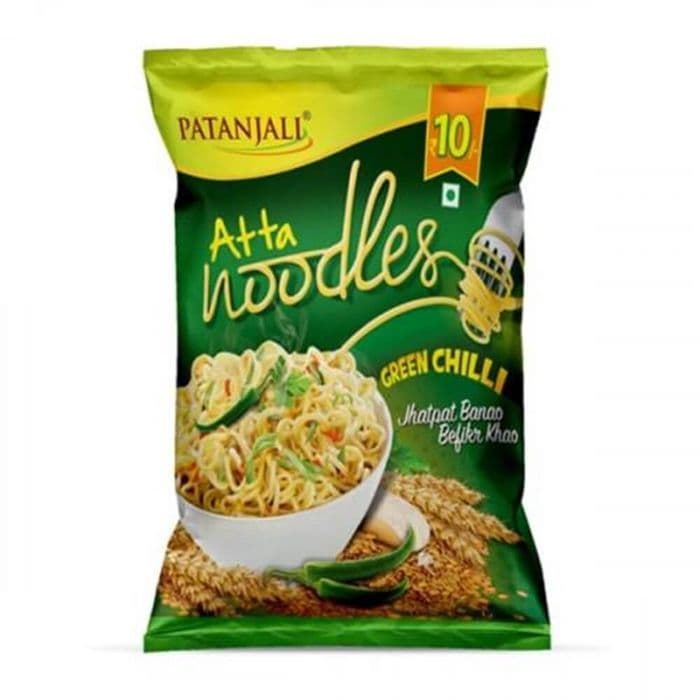Patanjali Atta Noodles Green Chilli