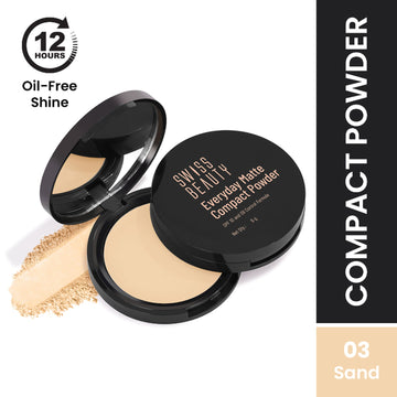 Sugar Cosmetics Dream Cover Matte Compact Powder With SPF 15 & Vitamin E-10 Latte