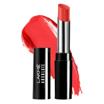 Lakme Absolute Skin Dew Satin Lipstick - 302 Red Rebel