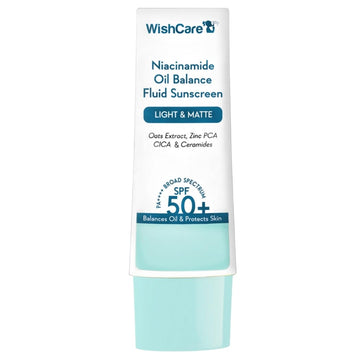 WishCare 5% Niacinamide Oil Balance Fluid Sunscreen SPF 50 PA++++ - 50 GM