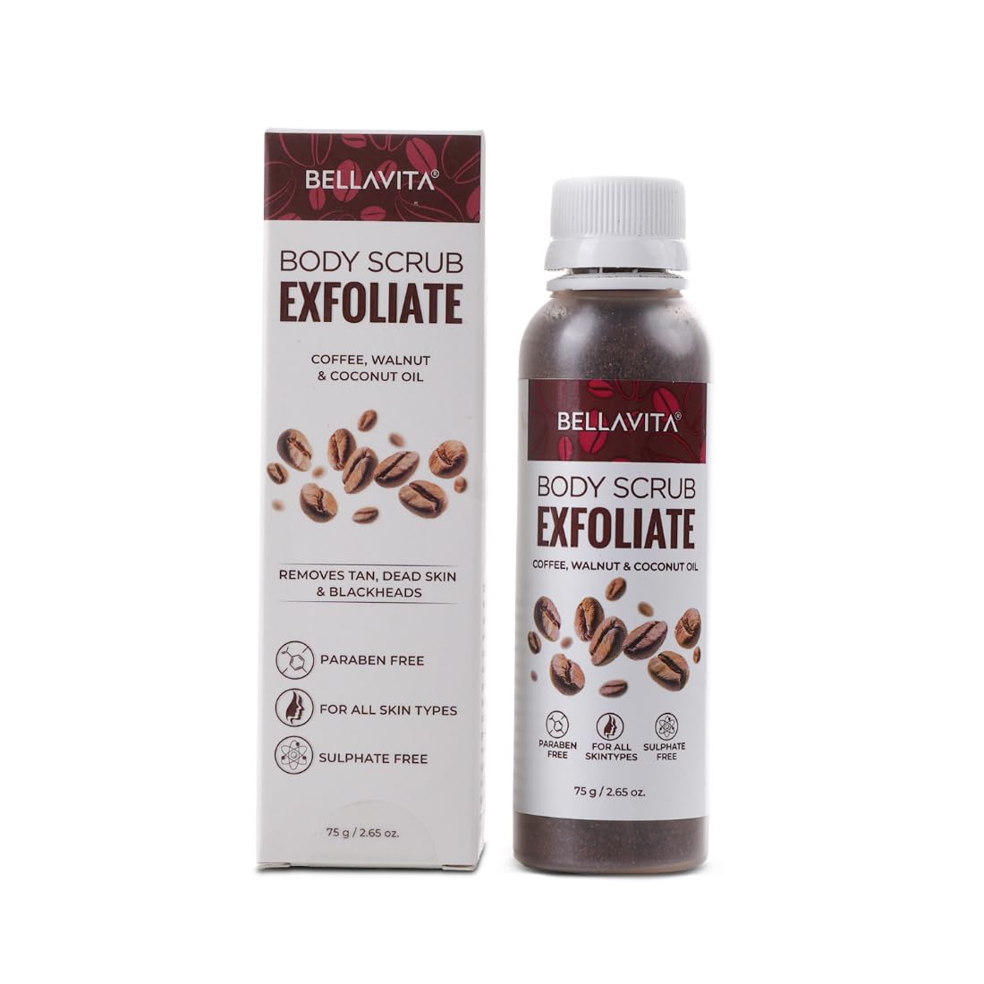 Bella Vita Exfoliate Coffee Body Scrub - 75 GM