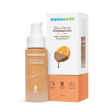 Mamaearth Glow Serum Foundation-Toffee Glow