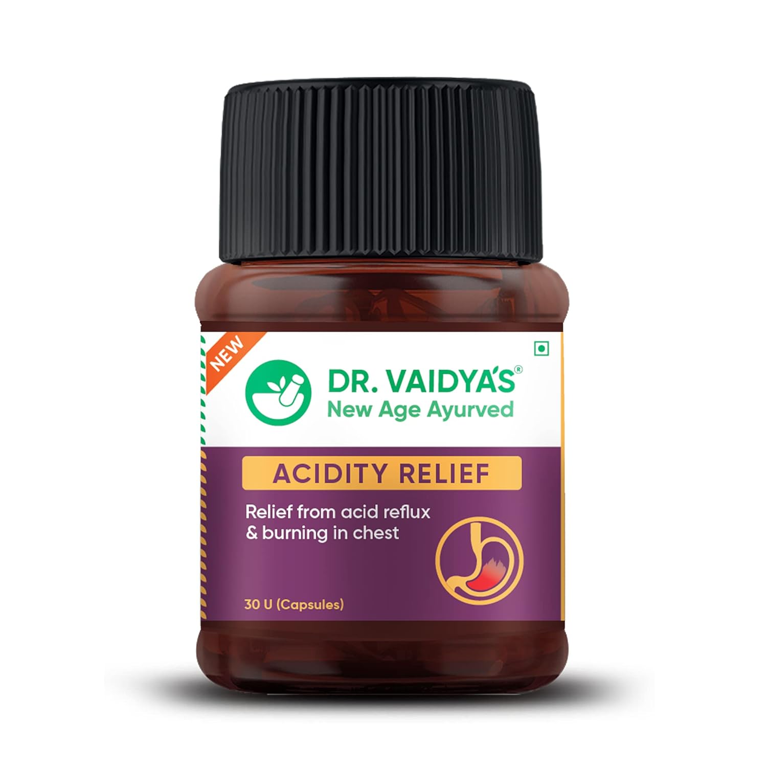 Dr.Vaidya's Acidity Relief Capsules - 30 Capsules