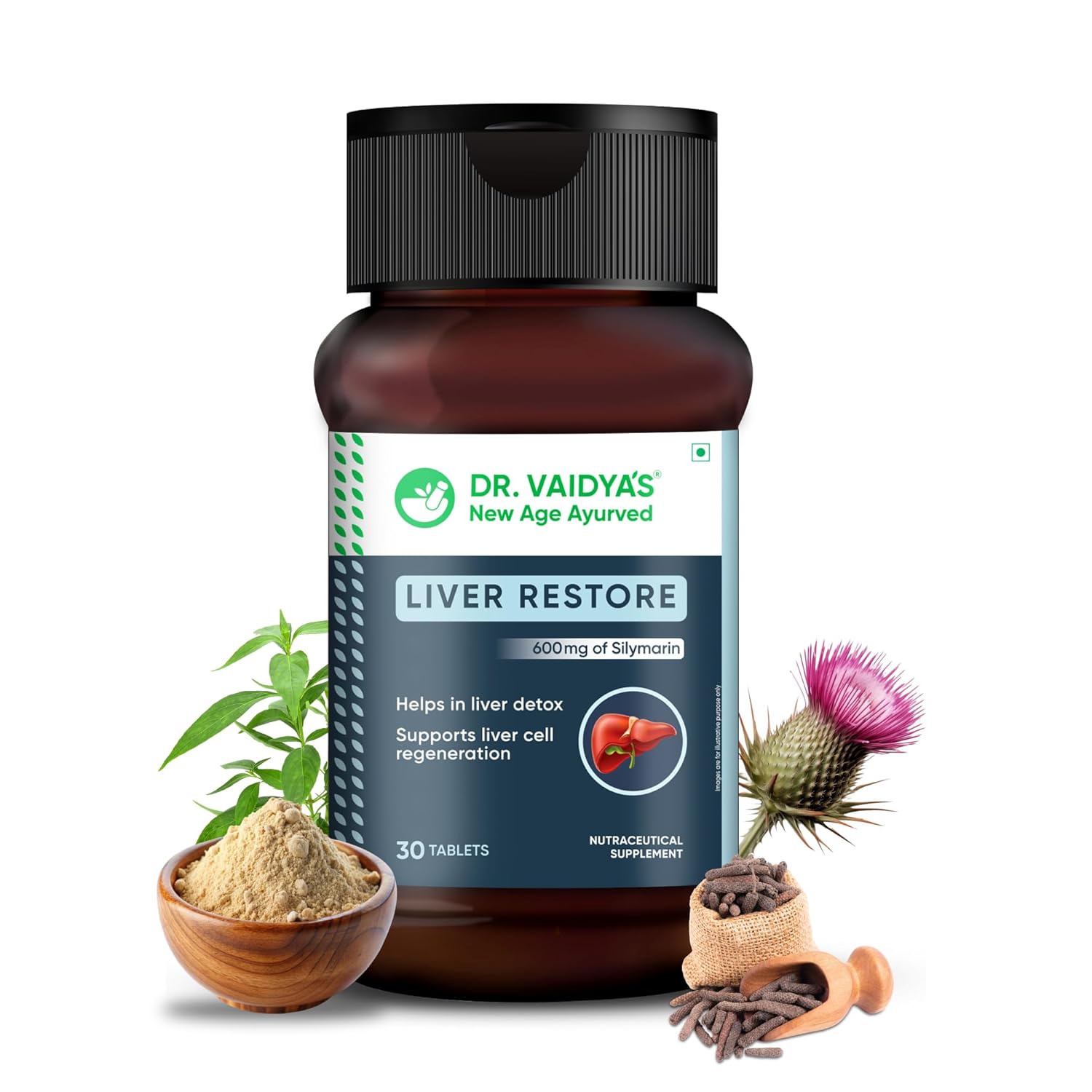 Dr.Vaidya’s Liver Restore Tablets - 30 Tablets