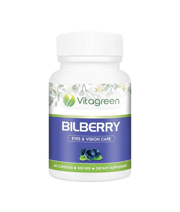 Vitagreen Bilberry Capsules - 60 Capsules