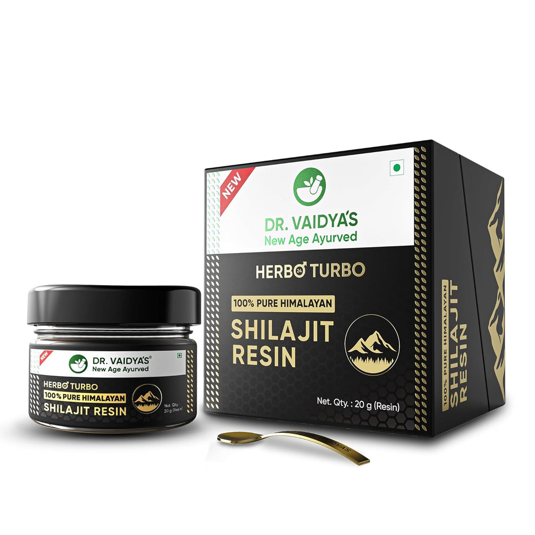 Dr.Vaidya's Herbo 24 Turbo Shilajit Resin - 20 GM
