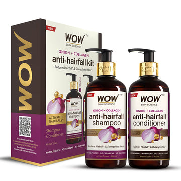 Wow Skin Science Apple Cider Vinegar Shampoo and Hair Conditioner Combo
