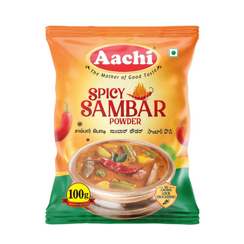 Aachi Spicy Sambar Powder - 100 GM