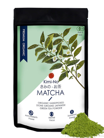WishCare Kimino Japanese Organic Premium Grade Matcha Green Tea Powder - 50 GM