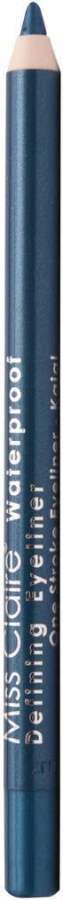 Miss Claire Waterproof Defining Eyeliner One Stroke Eyeliner Kajal Turquoise, Blue