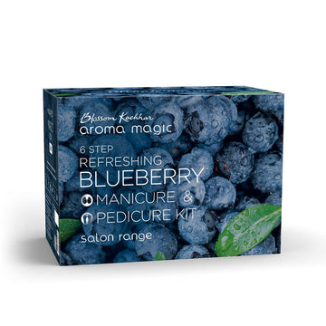 Aroma Magic Blueberry Manicure & Pedicure Kit - 7 ML + 3 GM + 25 GM + 15 GM + 20 GM + 20 GM