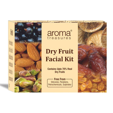 Aroma Treasures Dry Fruit Facial Kit - 5 ML + 5 GM + 5 ML + 5 GM + 7 GM + 3 ML