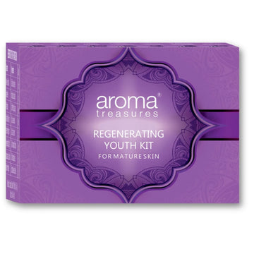 Aroma Treasures Regenerating Youth Facial Kit For Mature Skin - 5 ML + 5 GM + 5 GM + 5 GM + 5 GM + 5 ML + 5 ML