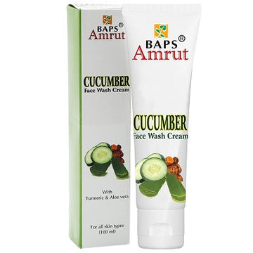 Baps Amrut Cucumber Face Wash Cream - 100 ML