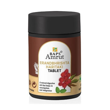 Baps Amrut Erandbhrisht Haritaki Tablets - 60 Tabs