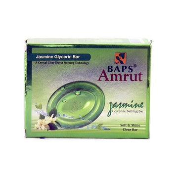 Baps Amrut Jasmine Glycerin Bathing Bar - 75 GM