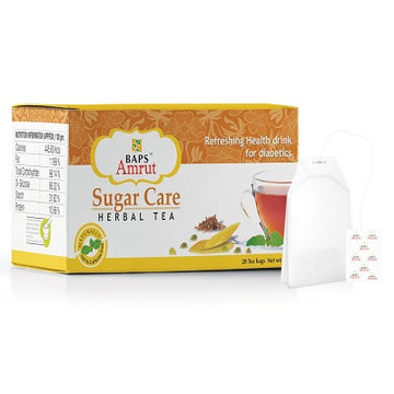Baps Amrut Sugar Care Herbal Tea - 20 Tea Bags