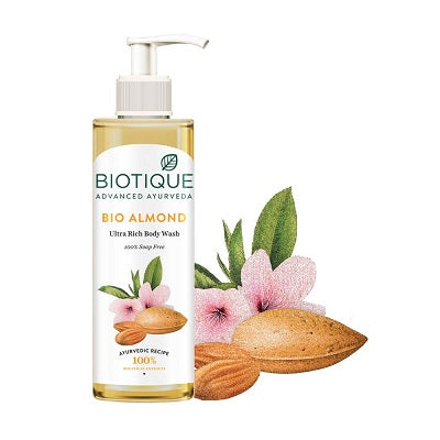 Biotique Advanced Ayurveda Bio Almond Ultra Rich Body Wash - 200 ML
