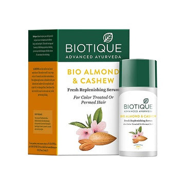 Biotique Advanced Ayurveda Bio Almond and Cashew Fresh Replenishing Hair Serum - 40 ML