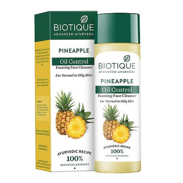 Biotique Advanced Ayurveda Bio Pineapple Oil Control Foaming Face Cleanser - 120 ML