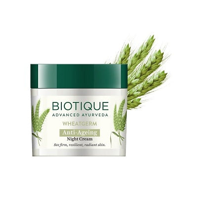 Biotique Advanced Ayurveda WheatGerm Anti-Ageing Night Cream - 50 GM