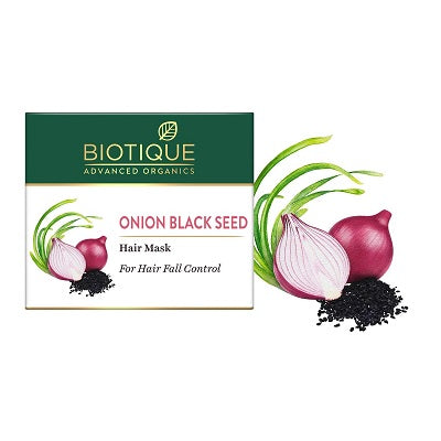 Biotique Advanced Organics Onion Black Seed Hair Mask For Hair Fall Control - 175 GM
