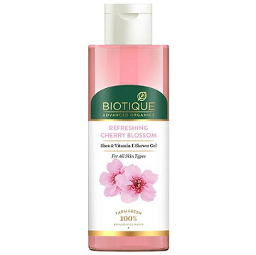 Biotique Advanced Organics Refreshing Cherry Blossom Shea & Vitamin E Shower Gel - 200 ML