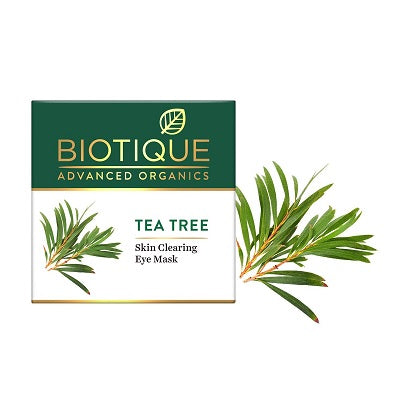 Biotique Advanced Organics Tea Tree Skin Clearing Eye Mask - 15 GM