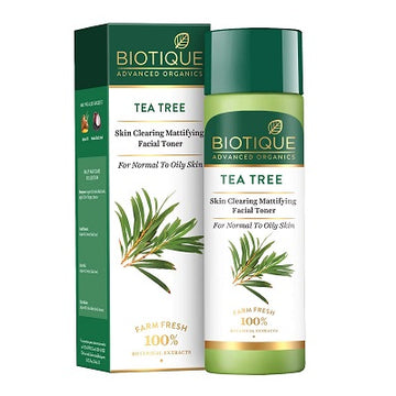 Biotique Advanced Organics Tea Tree Skin Clearing Mattifying Facial Toner - 120 ML