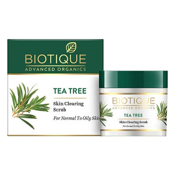 Biotique Advanced Organics Tea Tree Skin Clearing Scrub - 50 GM