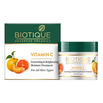 Biotique Advanced Organics Vitamin C Correcting and Brightening Moisture Treatment - 50 GM