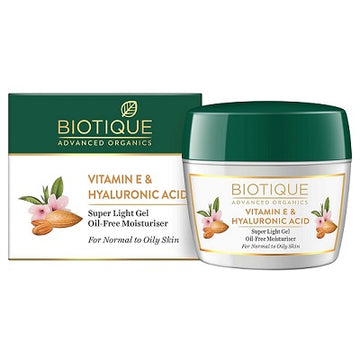 Biotique Advanced Organics Vitamin E & Hyaluronic Acid Oil-Free Moisturiser - 175 GM