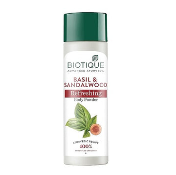 Biotique Basil & Sandalwood Refreshing Body Powder - 150 GM