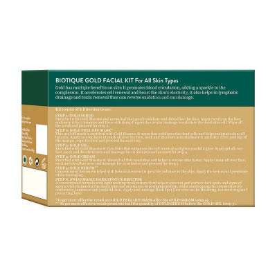 Biotique Bio Gold Radiance Facial Kit - 65 GM