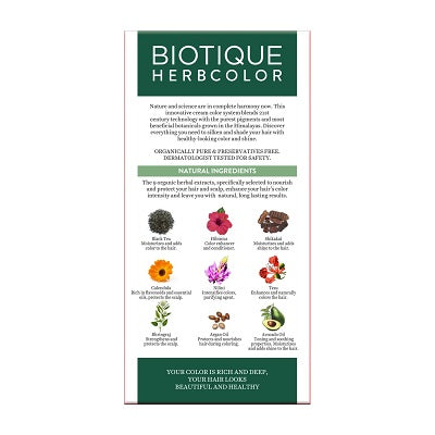 Biotique Bio Herbcolor 1N Natural Black Conditioning Color