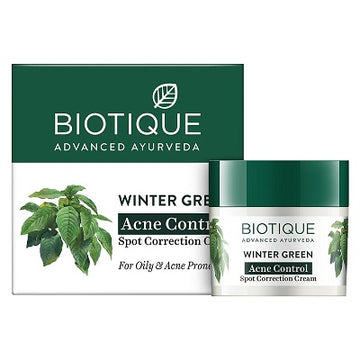 Biotique Bio Winter Green Spot Correcting Anti Acne Cream - 15 GM