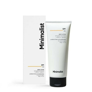 Minimalist SPF 30 Body Lotion With Vitamin E, Gylcerin & Green Tea Extract
