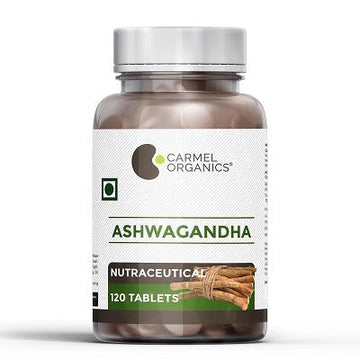 Carmel Organics Ashwagandha Tablets - 120 Tablets