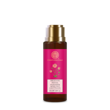 Forest Essentials Delicate Facial Cleanser Mashobra Honey, Lemon & Rosewater