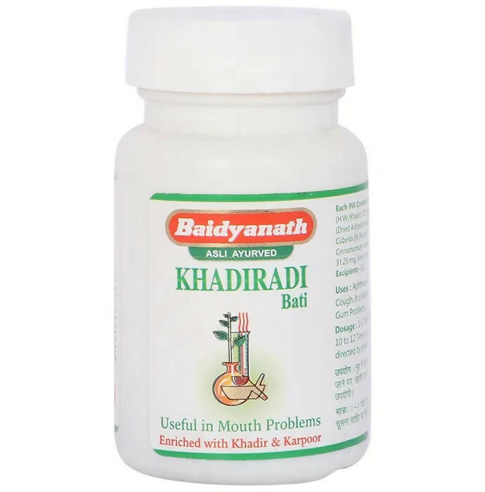 Baidyanath Jhansi Khadiradi Bati - 5 GM ( Tabs )