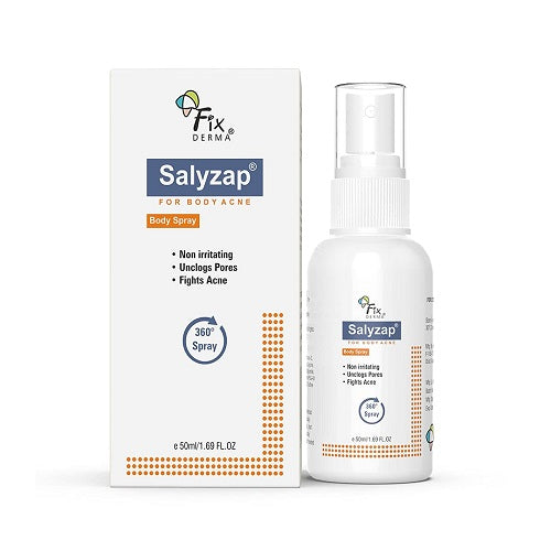 Fixderma Salyzap Body Acne Spray - 50 ML