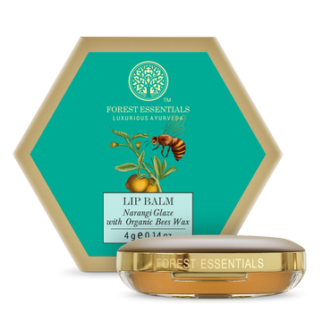 Forest Essentials Luscious Lip Balm Narangi Glaze - 4 GM