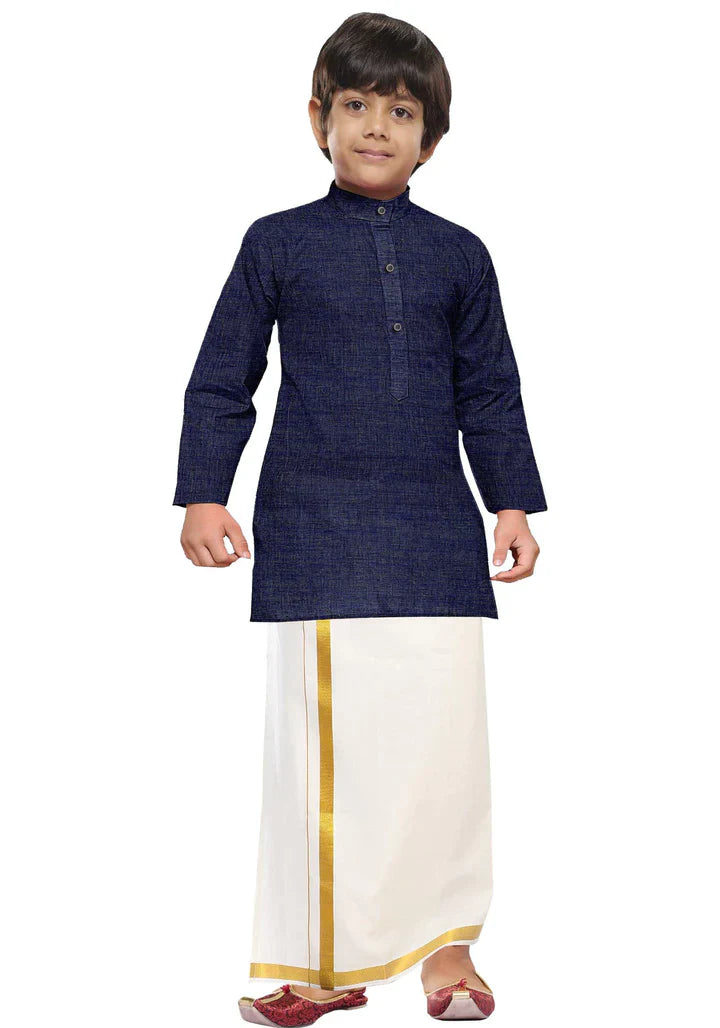 Uathayam Kids Kurta + Dhoti 2in1 Set - Daily Needs Products