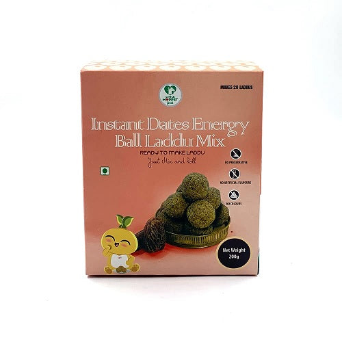 Little Moppet Foods Instant Dried Dates Energy Ball Laddu Mix - 200 GM