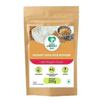 Little Moppet Foods Instant Soya Rice Powder - 200 GM